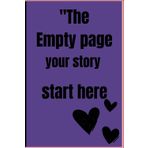 "The Empty Page: Your Story Starts Here"