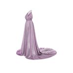The evecen Özel Tasarım Simli Toz Pembe Uzun Elbise Toz Pembe M/L