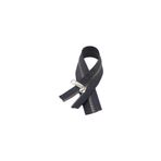 The Fabric Yarn Lacivert Gümüş 30 cm Fermuar