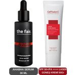 the fair. AHABHA Peeling Asit ve Laser Güneş Kremi Set