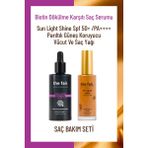 The Fair. Biotin Drone Targeted 50 ml Saç Serumu ve Shine Spf 50 Güneş Koruyucu Saç Yağı 100 ml - Saç BAKIM