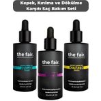 the fair. Dökülme, Kırılma ve Kepek Önleyici Vegan Saç Serumu Seti 150 ML