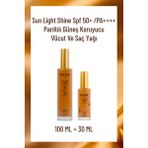 The Fair Sun Light Shine SPF50 PA Parıltılı Güneş Koruyucu 2x30 ml Vücut ve Saç Yağı
