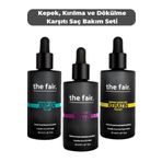 the fair. the fair. Dökülme, Kırılma Ve Kepek Önleyici Vegan Saç Serumu Seti 150 ml