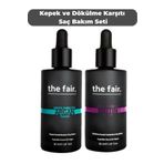 the fair. the fair. Kepek Karşıtı Dökülme Önleyici Vegan Saç Bakım Seti 100 ml