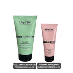the fair. the fair. Yağlı Akneye Yatkın Cilt Temizleme Jeli 150 ml ve Gözenek Temizleyen Kaolin Kil Maskesi 30
