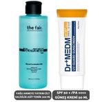 The Fair. Yağlı Akneye Yatkın Salisilik Asit Tonik 200 Ml Ve Dermal Spf 50 Güneş Kremi 50 Ml