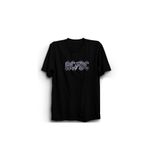 The Fame ACD Metallic Logo Rock Metal Müzik Grubu Siyah Kadın T-shirt