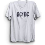 The Fame Acdc, Metallic Logo, Rock Metal Müzik Grubu Tişörtü - 8 - 9 Yaş - Beyaz