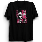 The Fame Ai Hoshino Oshi No Ko Collage Anime Siyah Kadın T-shirt
