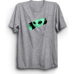 The Fame Alien In The Window Penceredeki Uzaylı Ufo Uzay Gri Kadın T-shirt