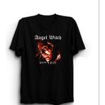 The Fame Angel Witch Screamin N Bleedin Rock Metal Müzik Grubu Siyah Kadın T-shirt