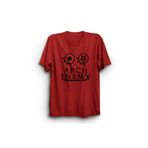 The Fame Arch Sembol, Rock Metal Müzik Grubu Tişörtü T-Shirt Kırmızı 8-9 Yaş