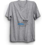 The Fame Baby Loading, Boy, Erkek, Pregnant, Hamilelik, Cinsiyet Partisi Unisex Pamuk Tişört - Gri - 5XL