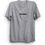 The Fame Boş Yapma Slogan Gri Kadın T-shirt