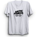 The Fame Box Arctic Monkeys Klasik Logo, Rock, Metal Tişört - Beyaz - 4XL