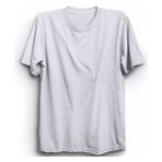 The Fame Box Düz Renk, Basic, Baskısız Tişört - 4XL - Beyaz