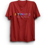 The Fame Box Travis Scott, Astroworld, Wish You Were Here Tişört - 3XL - Kırmızı
