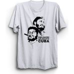 The Fame Che Guevara Fidel Castro Revolutionalist Of Cuba Küba Beyaz Kadın T-shirt