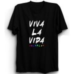 The Fame Coldplay, Viva La Vida, Rock, Metal Grup Tişörtü - Siyah - 4XL