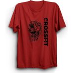 The Fame Crossfit Gym Spor Sporcu Kırmızı Kadın T-shirt