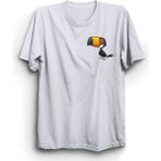 The Fame Cute Toucan, Sevimli Tukan Kuşu Logo Tişört - 3XL - Beyaz