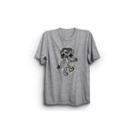 The Fame Dancing Radio Rock Metal Head Gri Kadın T-shirt
