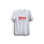 The Fame Dio Logo Returns Rock Metal Müzik Grubu Beyaz Kadın T-shirt