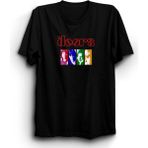 The Fame Doors Colourful Rock Metal Grup Siyah Kadın T-shirt
