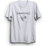 The Fame Evanescence, Minimal Logo, Rock Metal Müzik Grubu Tişörtü - 4XL - Beyaz