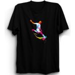 The Fame Futbol Futbolcu Spor Football Footballer Siyah Kadın T-shirt