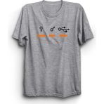 The Fame Gamer Oyun Game Konsol Oyuncu Gri Kadın T-shirt