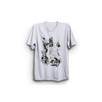 The Fame Gitar Dirty Guitar Rock Metal Beyaz %100 Pamuk Kadın T-shirt