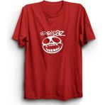 The Fame Gorillaz, Logo, Rock Metal Grup Tişörtü - 2XL - Kırmızı