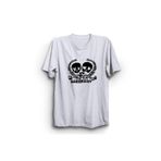 The Fame Green 2 Skulls Rock Metal Müzik Grubu Beyaz Kadın T-shirt