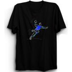 The Fame Handball Hentbol Spor Siyah Kadın T-shirt