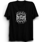 The Fame Heilung, Logo, Rock Metal Müzik Grubu Baskılı, %100 Pamuk Tişört - Siyah - 2XL