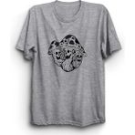 The Fame High Mushrooms Gülen Mantarlar Mantar Gri Kadın T-shirt