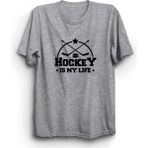 The Fame Hockey Hokey Spor Gri Kadın T-shirt