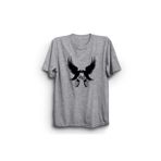 The Fame Hollywood Undead HU Birds Rock Metal Müzik Grubu Gri Kadın T-shirt