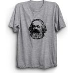 The Fame Karl Marx Gri Kadın T-shirt