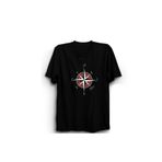 The Fame Kids Compass K-Pop Siyah Unisex T-shirt