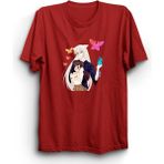 The Fame Kiss Kamisama Hajimemashita Manga Anime Kırmızı Kadın T-shirt