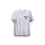 The Fame Koç Burcu Aries Astroloji Beyaz Kadın T-shirt