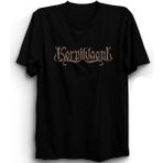The Fame Korpiklaani, Wood Logo, Rock Metal Müzik Grubu Baskılı, %100 Pamuk Tişört - Siyah - 12 - 13 Yaş