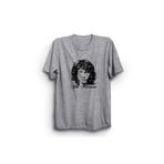 The Fame Lizzard King Morrissooonn Black Dooors Gri %100 Pamuk Kadın T-shirt