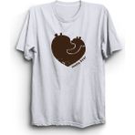 The Fame Mama Bear, Anne Çocuk Ayı, Mom And Child Bear, Anneler Günü %100 Pamuk Tişört - Beyaz - 8 - 9 Yaş