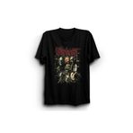 The Fame Masks Slipk Rock Metal Siyah %100 Pamuk Kadın T-shirt