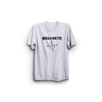 The Fame Mega American Thrash Metal Logo Rock Metal Müzik Grubu Beyaz Unisex T-shirt