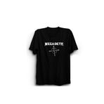 The Fame Mega American Thrash Metal Logo Rock Metal Müzik Grubu Siyah Kadın T-shirt